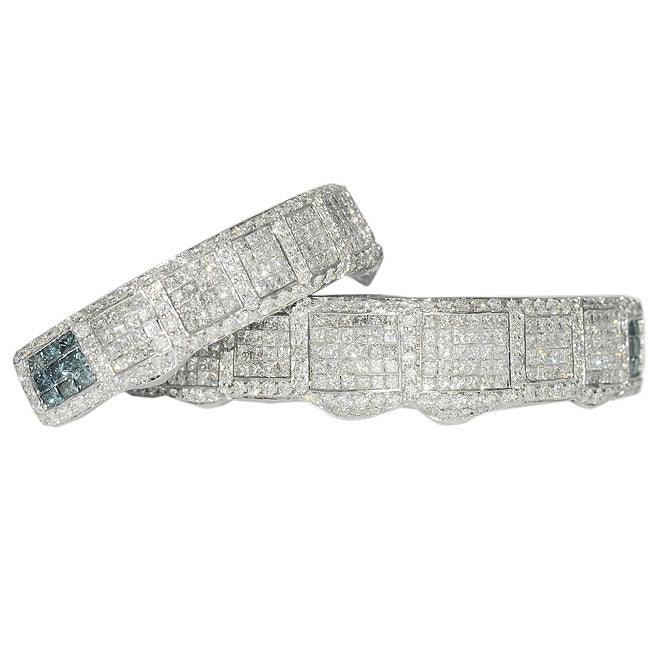 JDTK-GS152407-B Custom Princess Cut And Round Diamond Grill For Travis - Johnny Dang & Co