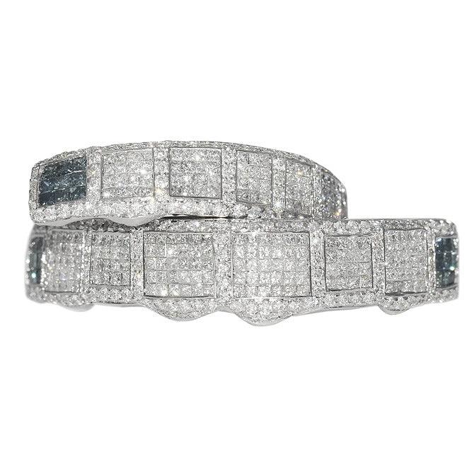 JDTK-GS152407-B Custom Princess Cut And Round Diamond Grill For Travis - Johnny Dang & Co