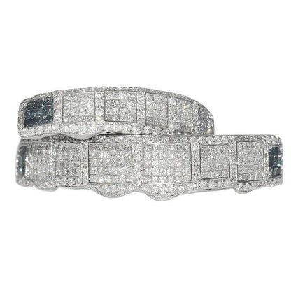 JDTK-GS152407-B Custom Princess Cut And Round Diamond Grill For Travis - Johnny Dang & Co