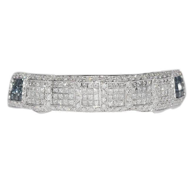 JDTK-GS152407-B Custom Princess Cut And Round Diamond Grill For Travis - Johnny Dang & Co