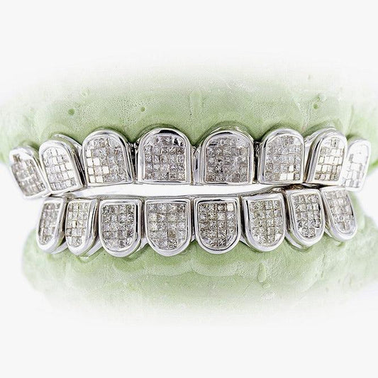 JDTK-0032- Invisible Set Blocks Large Diamond Grillz - Johnny Dang & Co
