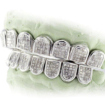 JDTK-0032- Invisible Set Blocks Large Diamond Grillz - Johnny Dang & Co