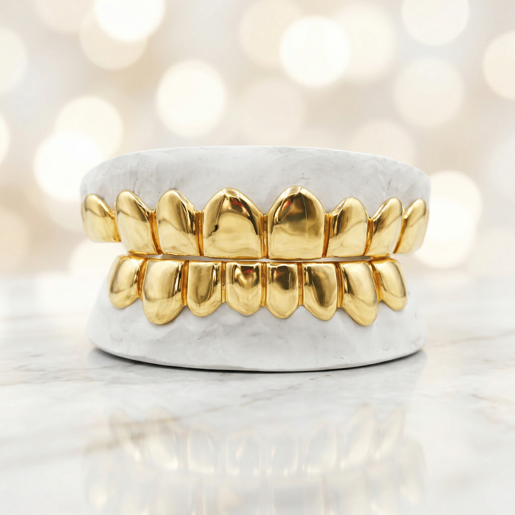 Solid Gold Grillz