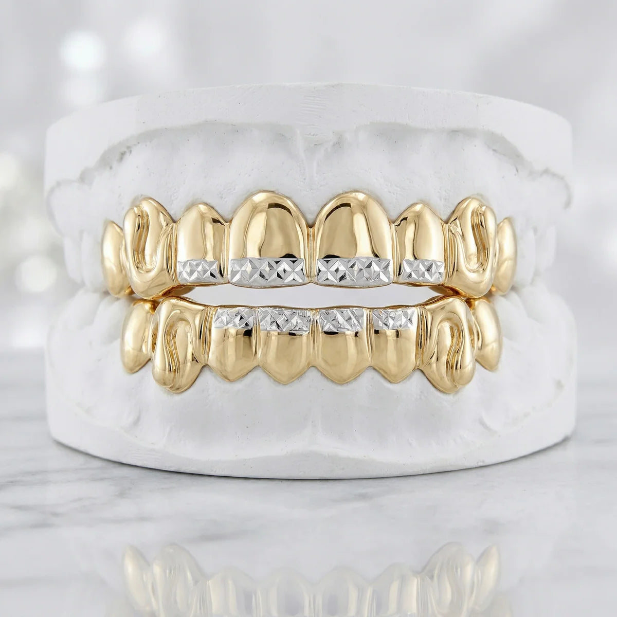 JDWR-54-Spill2-8TOP OR 8 BOTTOM Deep Cut Dripping Gold Grill -