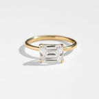 East-West Pixie Engagement Ring