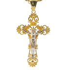 10k Solid Gold Cross Pendant