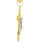 10k Solid Gold Cross Pendant