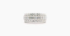 14K Mens Lab Diamond Band