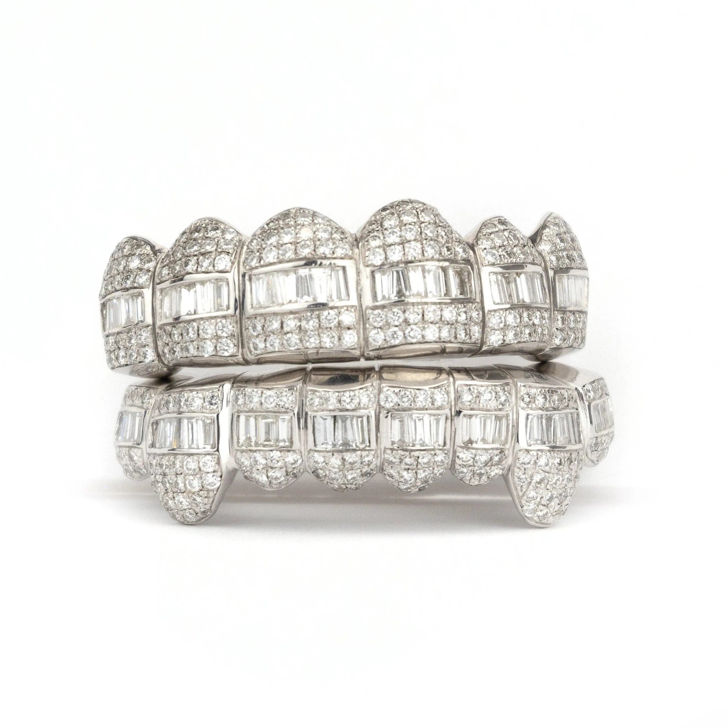 18K VVS Hybrid Diamond Grillz - Johnny Dang & Co