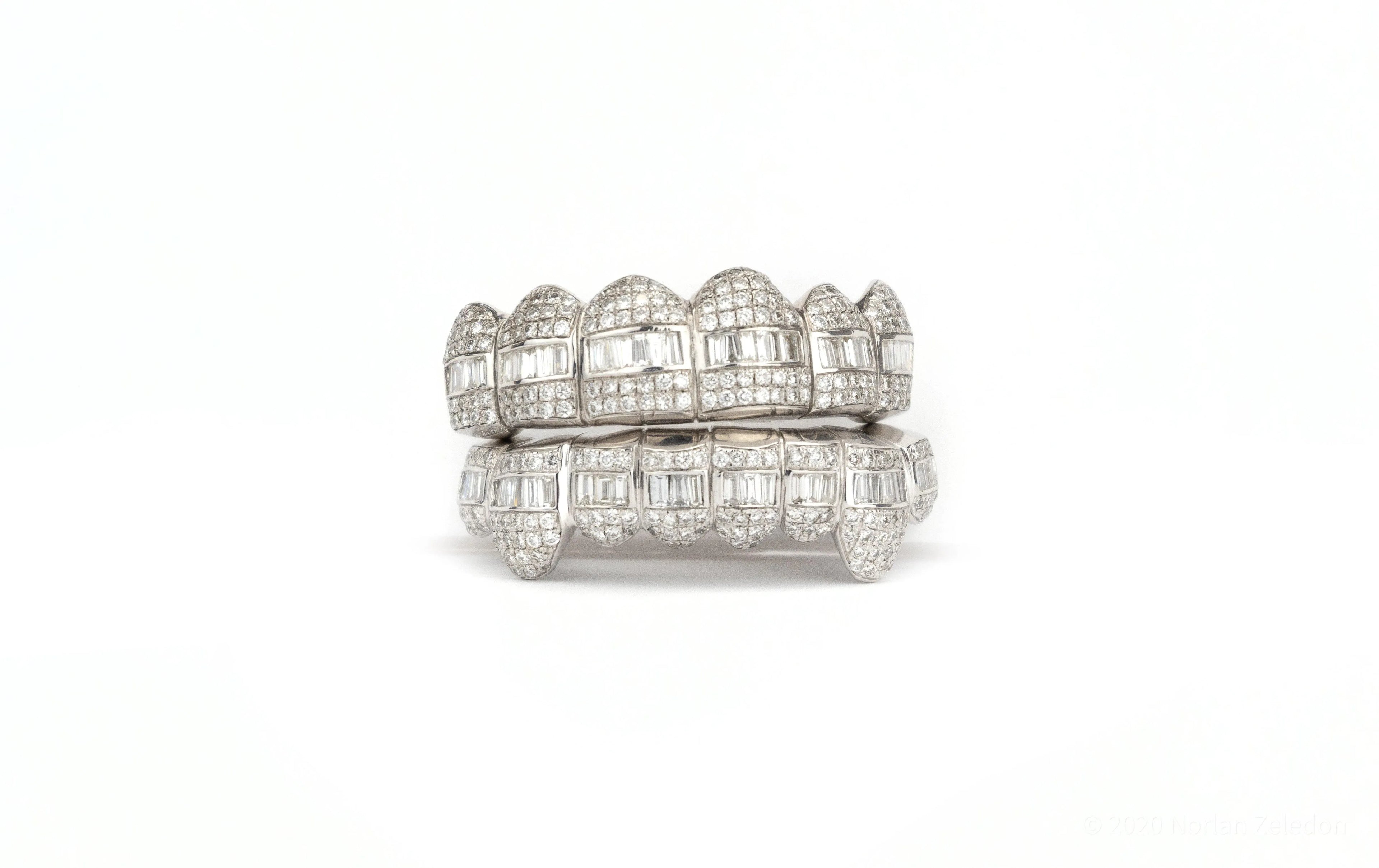 18K VVS Hybrid Diamond Grillz - Johnny Dang & Co