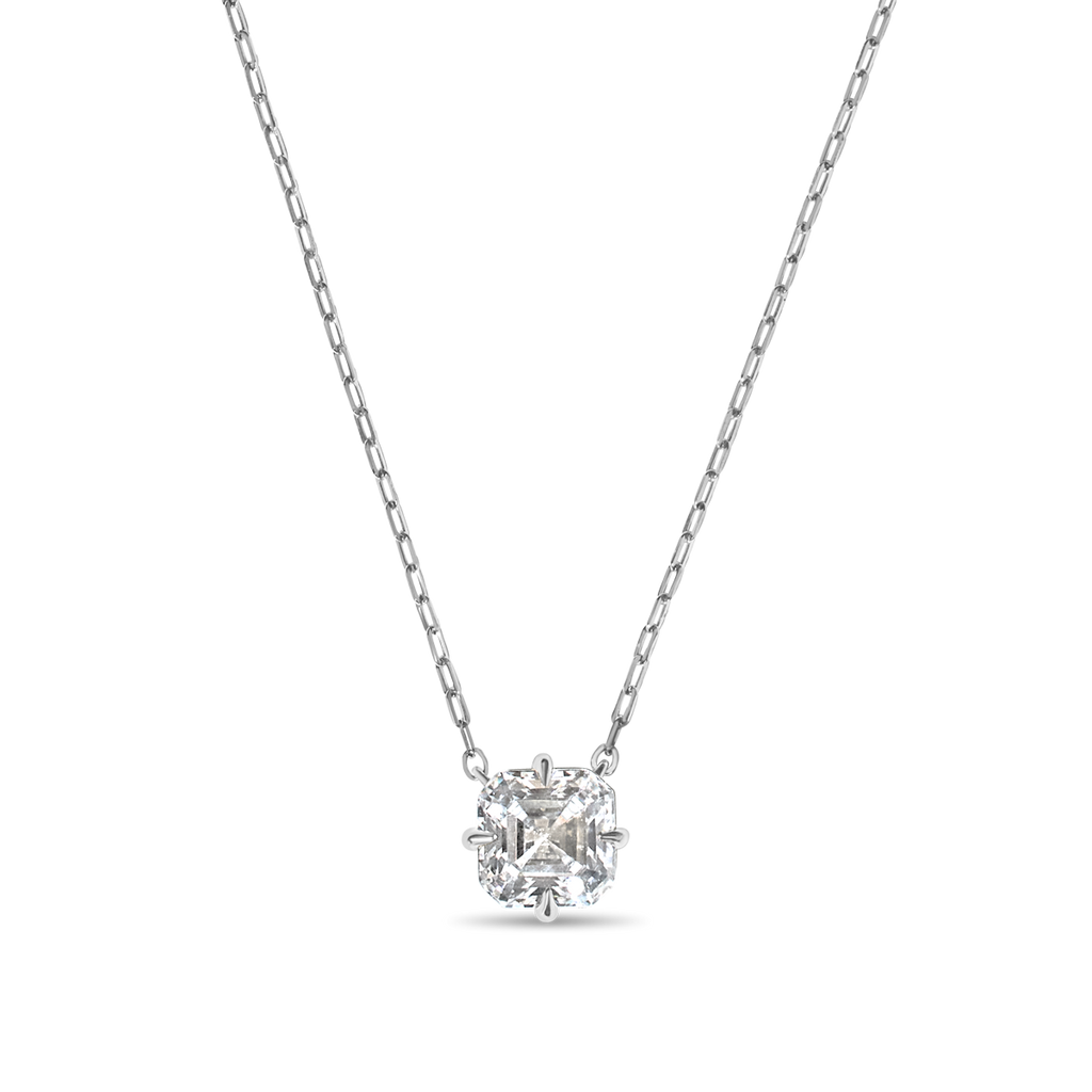 Asscher Diamond Pendant