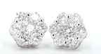 JDTK-j6675-Cluster Flower Earrings - Johnny Dang & Co