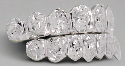 JDTK- 3009- 16 Teeth Rose Cuts & Diamond Dust Grillz - Johnny Dang & Co