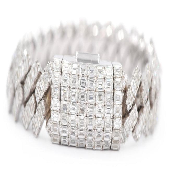 JDTK-J8059 -Custom Diamond Emerald Bracelet - Johnny Dang & Co