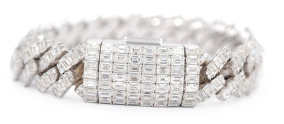 JDTK-J8059 -Custom Diamond Emerald Bracelet - Johnny Dang & Co