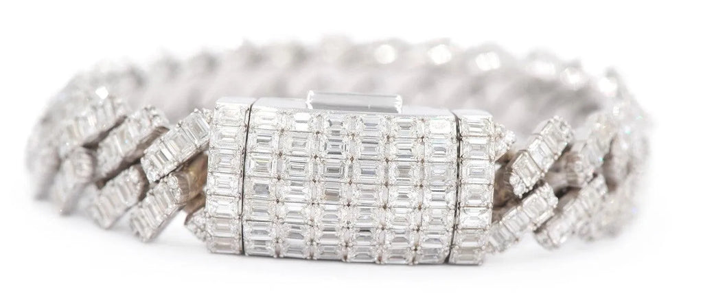 JDTK-J8059 -Custom Diamond Emerald Bracelet - Johnny Dang & Co