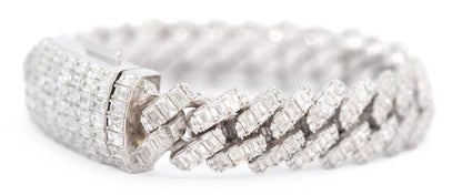 JDTK-J8059 -Custom Diamond Emerald Bracelet - Johnny Dang & Co