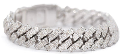 JDTK-J8059 -Custom Diamond Emerald Bracelet - Johnny Dang & Co