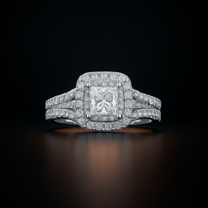 14K 1.00CT Diamond BRIDAL RING