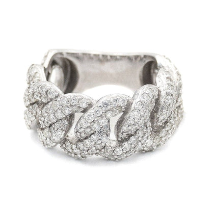 Diamond Cuban Link Ring
