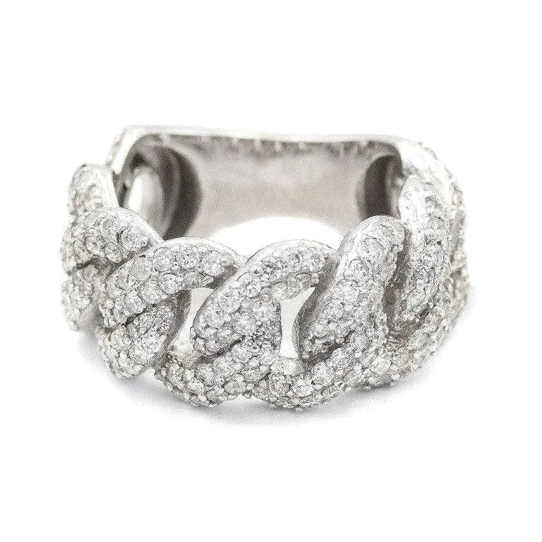 Diamond Cuban Link Ring