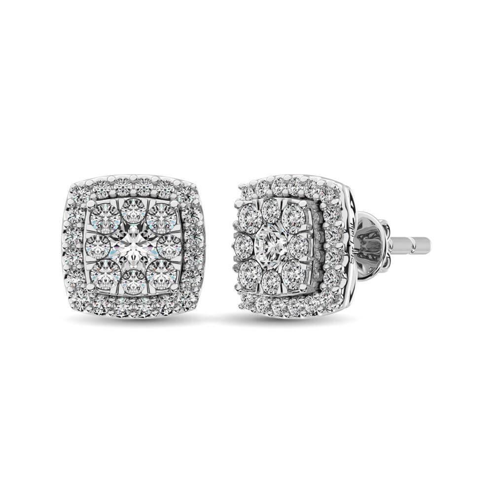 Diamond Stud earrings 1.0 Cttw in 14K Gold - Johnny Dang & Co