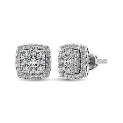Diamond Stud earrings 1.6 Cttw in 14K Gold - Johnny Dang & Co