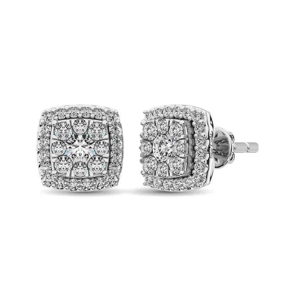 Diamond Stud earrings 1.6 Cttw in 14K Gold - Johnny Dang & Co