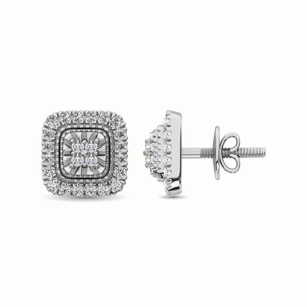 0.40 Ct.Tw. Diamond Stud Earrings - Johnny Dang & Co
