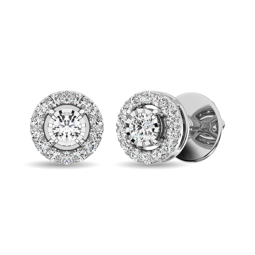 JDTK-59257- 0.4 Ct.Tw.Diamond Stud Earrings - Johnny Dang & Co