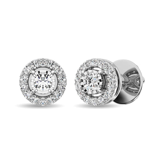 JDTK-59257- 0.4 Ct.Tw.Diamond Stud Earrings - Johnny Dang & Co