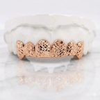 JDWR-6093- Custom 6 Teeth High Polish Diamond Cut Grill