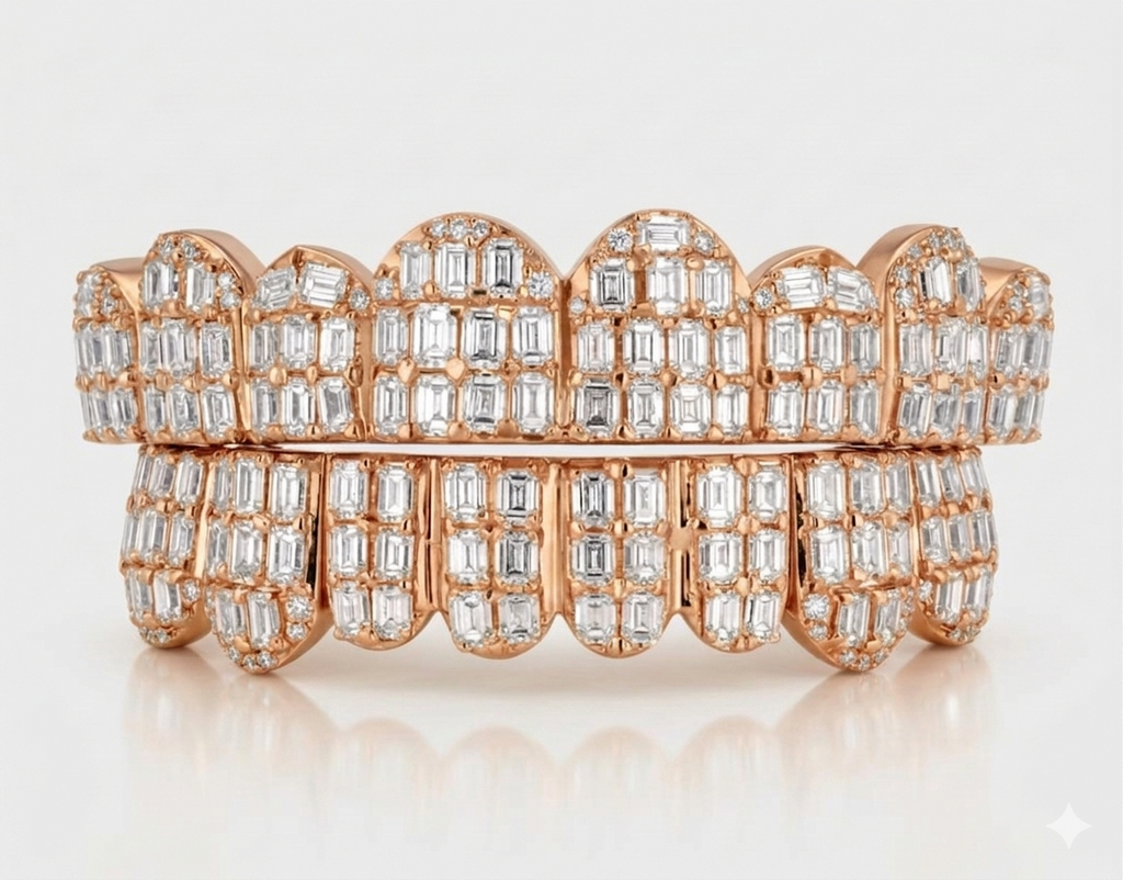 JDWR-G4080-Emerald Diamond Grillz