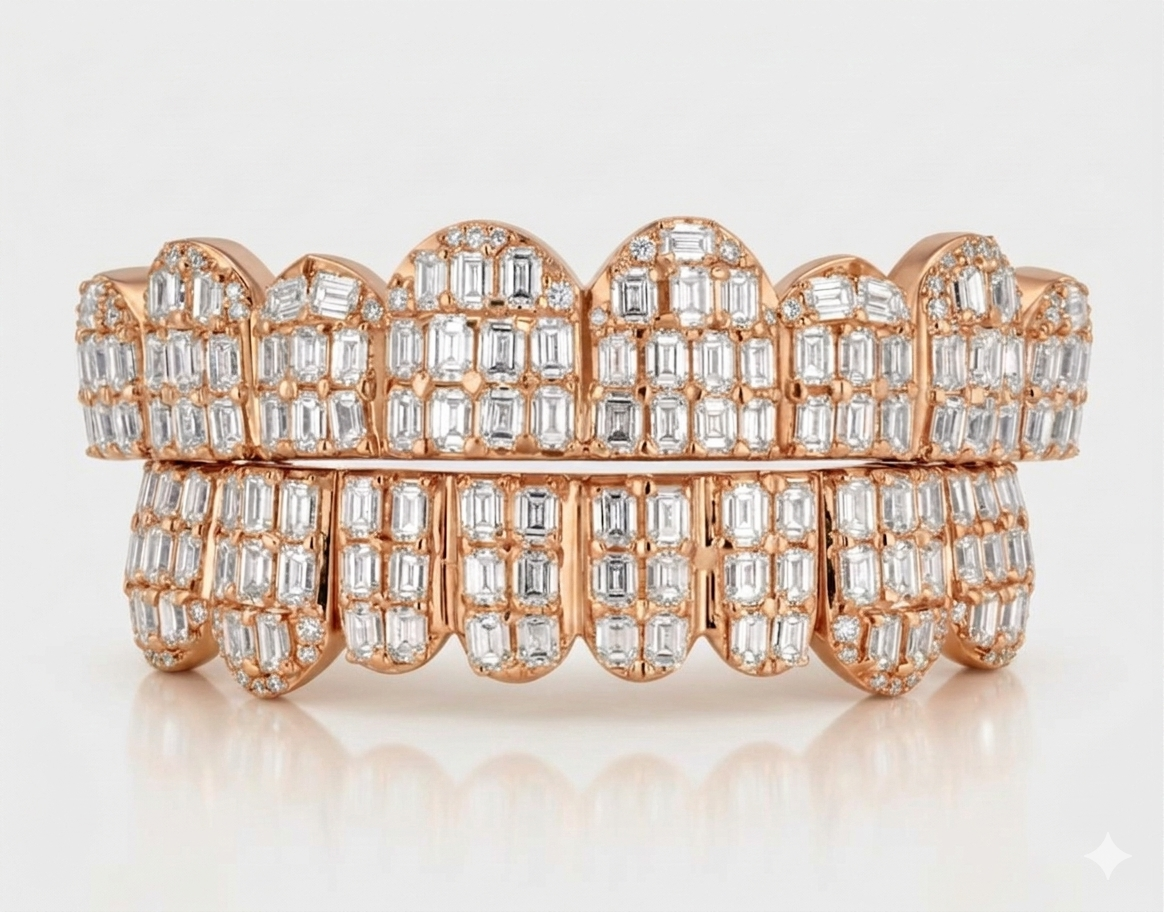 JDWR-G4080-Emerald Diamond Grillz