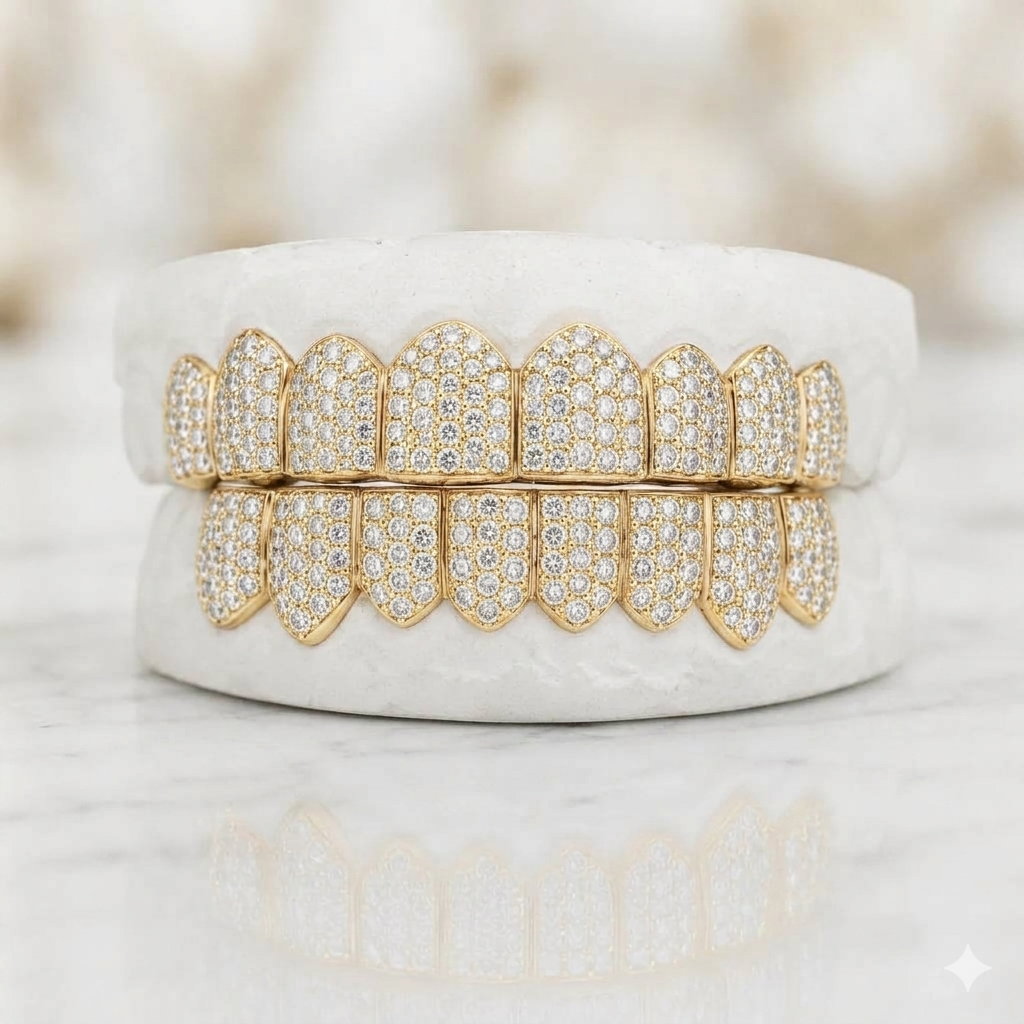 JDWR-GS161606-1 Johnny Manziel Custom Diamond Grill