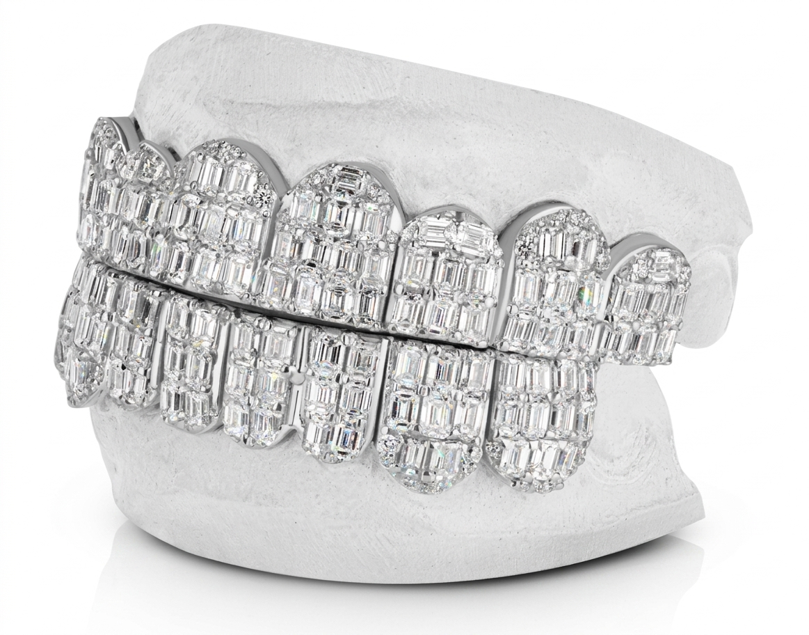 JDWR-G4080-Emerald Diamond Grillz