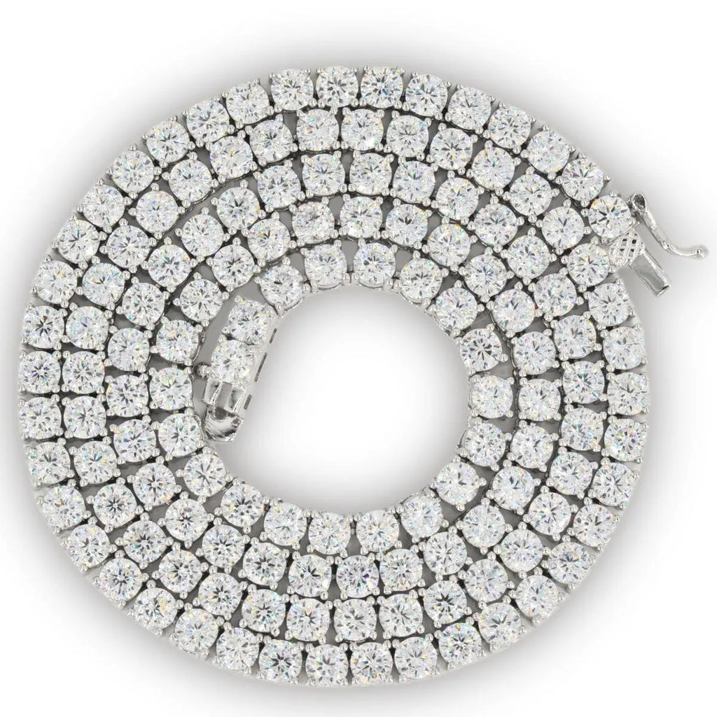 Silver and CZ ‘TRAP’ Pendant and Chain Bundle - Johnny Dang & Co