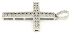 JDTK-H23-237 - Illusion Setting 2.10cttw Diamond Cross 2.6"x1.4" - Johnny Dang & Co