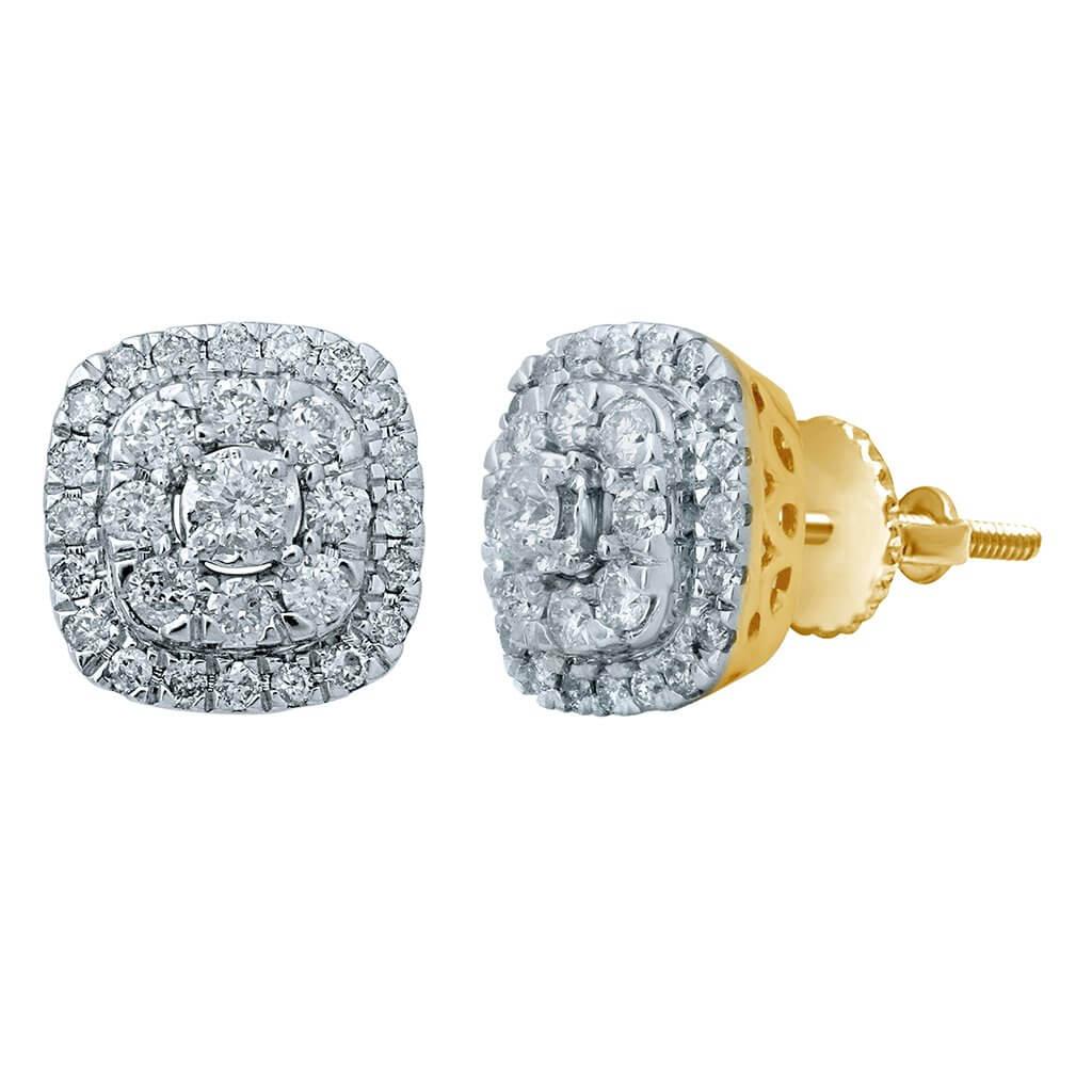 0.8cttw Cluster Diamond Earrings - Johnny Dang & Co