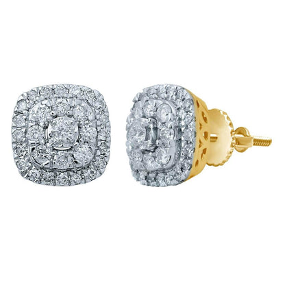 0.8cttw Cluster Diamond Earrings - Johnny Dang & Co