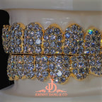 JDWR-2026-6-Flawless "10pt Ghost" Set Grillz Yellow Gold (Pullout)