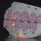 JDWR-2026-1-Flawless "10pt Ghost" Set Grillz Rose Gold (Perms)