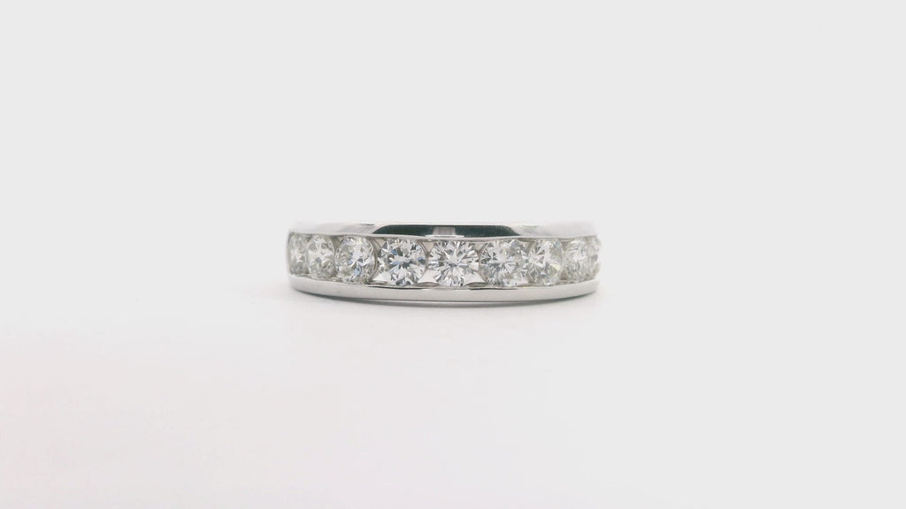 14K Men's Lab Diamond Band