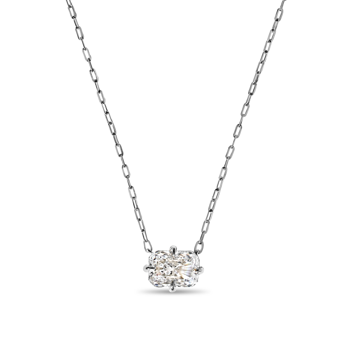 Radiant Diamond Pendant