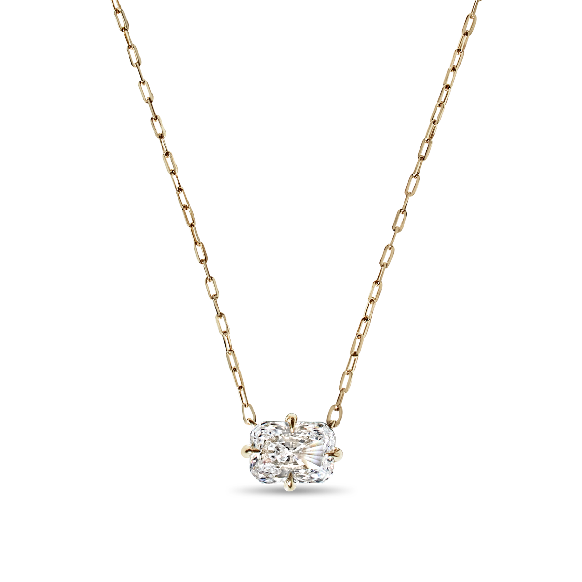 Radiant Diamond Pendant