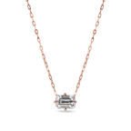 Emerald Cut Diamond Pendant