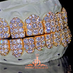 JDWR-2026-5-Flawless "10pt Ghost" Set Grillz Yellow Gold (Perms)