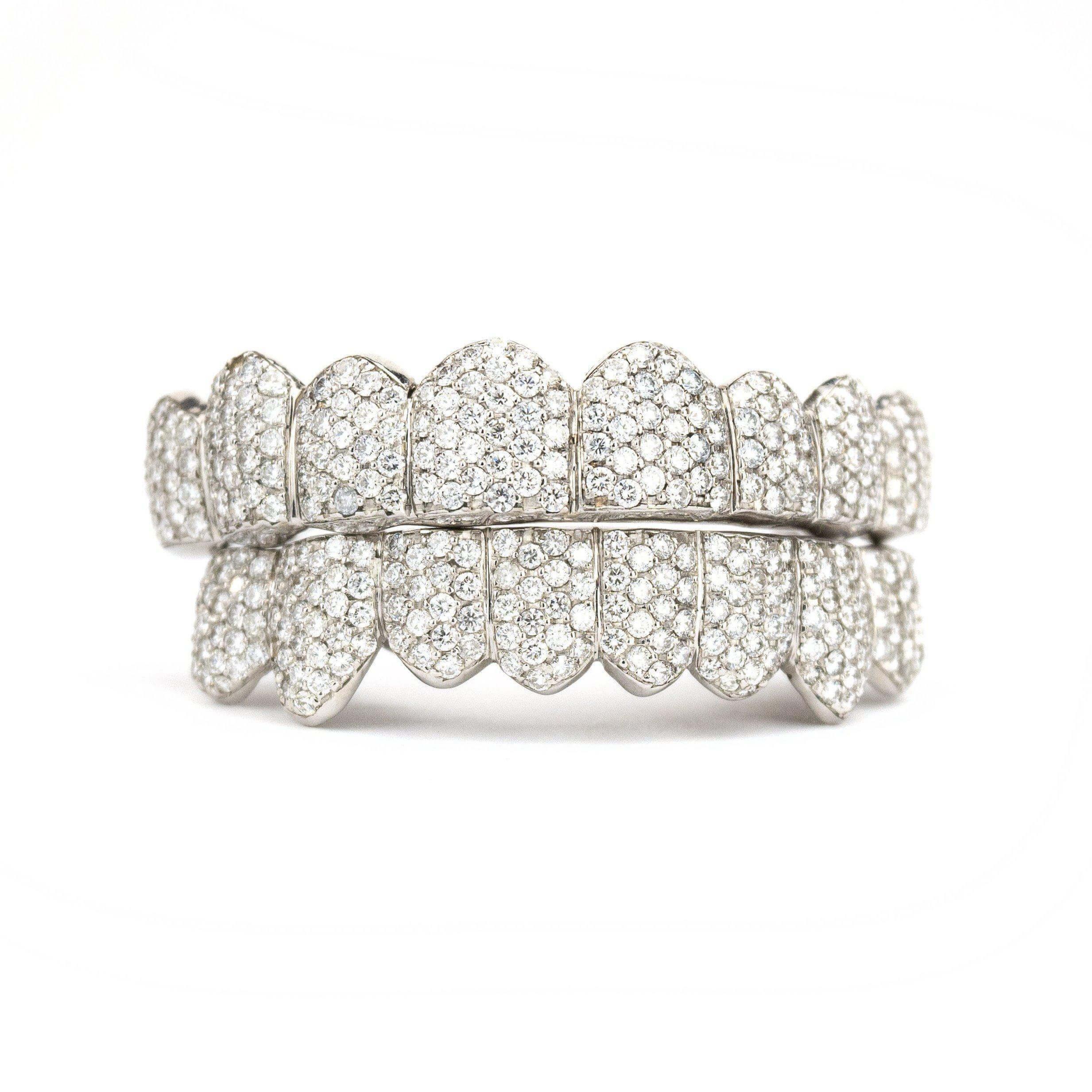 JDTK-043 8 TOP OR 8 BOTTOM SI Honeycomb Diamond Grillz – Johnny