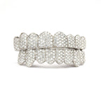 JDTK-043 8 TOP OR 8 BOTTOM SI Honeycomb Diamond Grillz - Johnny Dang & Co