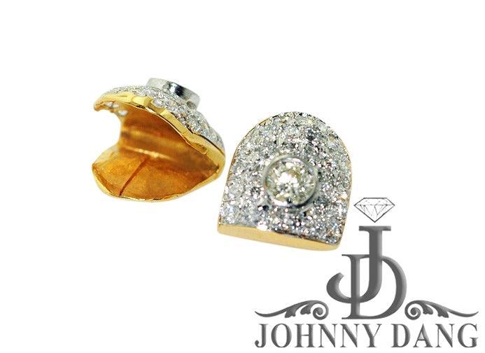 JDTK-S2530075c Permanent Prong and Bezel Set Gold Teeth - Johnny Dang & Co